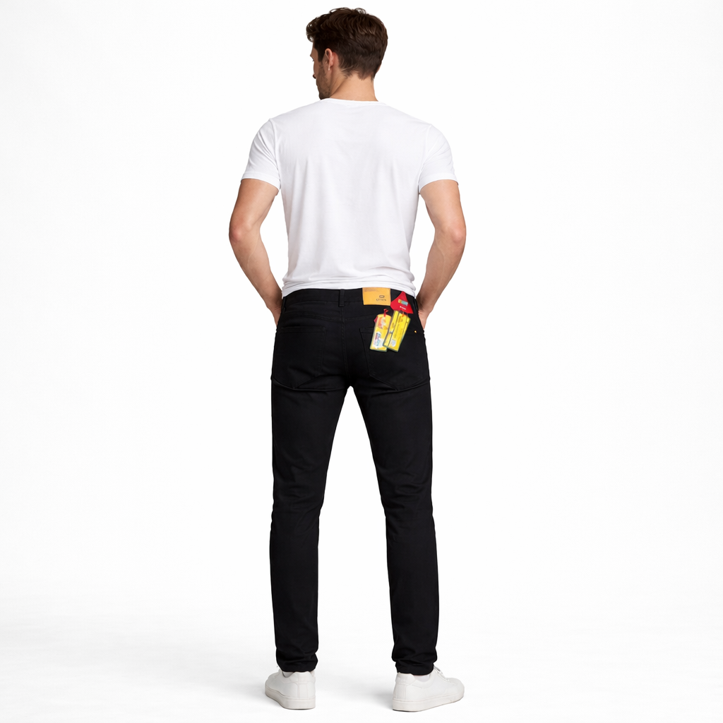 Cotton Knited 1278 Black - Image 2